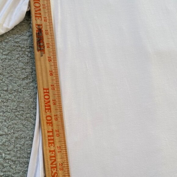 New - No Tags - Michael Tyler White Bow Tie Shirt - Size L - Picture 6 of 9